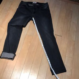 Cabi gray slim boyfriend jeans